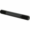 Bsc Preferred Left-Hand to Right-Hand Male Thread Adapter Black-Oxide Steel 3/8-16 Thread 3 Long 94455A325